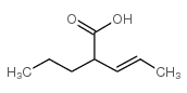 2-propyl-3-pentenoic acid Structure