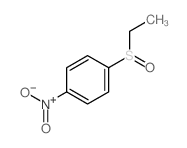 1-ethylsulfinyl-4-nitro-benzene结构式