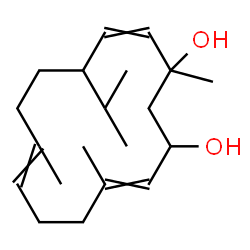 12-Isopropyl-1,5,9-trimethyl-4,8,13-cyclotetradecatriene-1,3-diol Structure