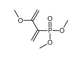 2-dimethoxyphosphoryl-3-methoxybuta-1,3-diene结构式
