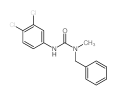 Urea,N'-(3,4-dichlorophenyl)-N-methyl-N-(phenylmethyl)- structure