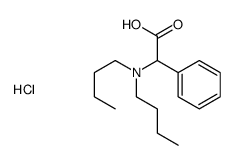 dibutyl-[carboxy(phenyl)methyl]azanium,chloride Structure