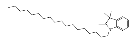 3,3-dimethyl-2-methylidene-1-octadecylindole结构式