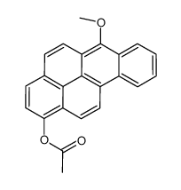 (6-methoxybenzo[a]pyren-1-yl) acetate Structure