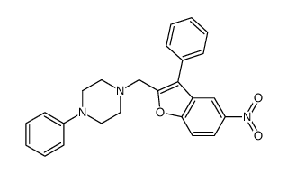 1-[(5-nitro-3-phenyl-benzofuran-2-yl)methyl]-4-phenyl-piperazine picture