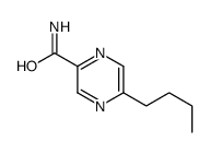 5-butylpyrazine-2-carboxamide结构式