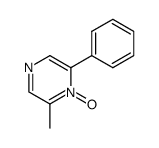 2-methyl-6-phenylpyrazine 1-oxide Structure