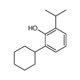 2-cyclohexyl-6-propan-2-ylphenol结构式