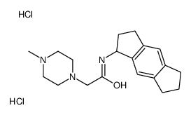 N-(1,2,3,5,6,7-hexahydro-s-indacen-1-yl)-2-(4-methylpiperazin-1-yl)acetamide,dihydrochloride结构式