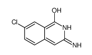 3-amino-7-chloro-2H-isoquinolin-1-one结构式