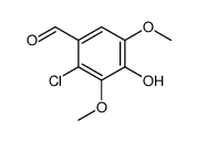 2-chlorosyringaldehyde structure