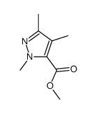 methyl1,3,4-trimethyl-1H-pyrazole-5-carboxylate structure