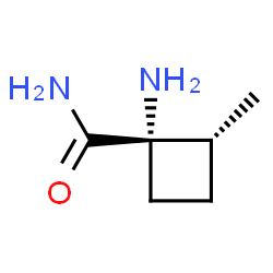 Cyclobutanecarboxamide, 1-amino-2-methyl-, (1S,2R)- (9CI)结构式
