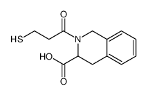 2-(3-sulfanylpropanoyl)-3,4-dihydro-1H-isoquinoline-3-carboxylic acid Structure