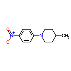 4-Methyl-1-(4-nitrophenyl)piperidine Structure