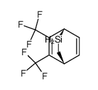 5,6-Bis(trifluormethyl)-2-silabicyclo[2.2.2]octa-5,7-dien Structure