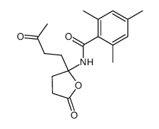 γ-(Mesitoylamino)-γ-(3-oxobutyl)butyrolacton结构式