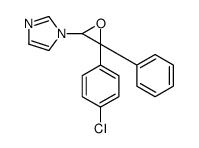 1-[3-(4-chlorophenyl)-3-phenyloxiran-2-yl]imidazole Structure