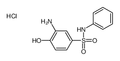 3-amino-4-hydroxy-N-phenylbenzenesulfonamide,hydrochloride Structure