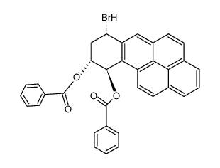 (9R,10R)-7-bromo-7,8,9,10-tetrahydrobenzo[pqr]tetraphene-9,10-diyl dibenzoate Structure