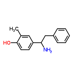 Phenol, 4-(1-amino-2-phenylethyl)-2-methyl- (9CI) Structure