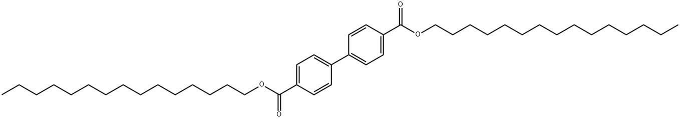 Dipentadecyl [1,1'-biphenyl]-4,4'-dicarboxylate Structure