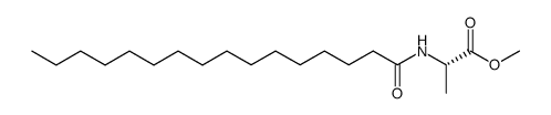methyl N-hexadecanoyl-L-alaninate Structure