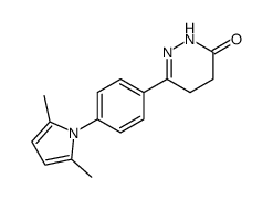 6-[4-(2,5-Dimethyl-pyrrol-1-yl)-phenyl]-4,5-dihydro-2H-pyridazin-3-one结构式