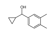 alpha-cyclopropyl-3,4-dimethylbenzyl alcohol结构式