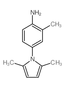 4-(2,5-Dimethyl-pyrrol-1-yl)-2-methyl-phenylamine Structure