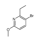 3-bromo-2-ethyl-6-methoxypyridine structure