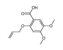 2-allyloxy-4,5-dimethoxy-benzoic acid结构式