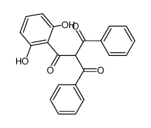 2-benzoyl-1-(2,6-dihydroxy-phenyl)-3-phenyl-propane-1,3-dione结构式