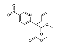 Propanedioic acid, 2-(5-nitro-2-pyridinyl)-2-(2-propen-1-yl)-, 1,3-dimethyl ester结构式
