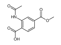 acetylamino-terephthalic acid-4-methyl ester Structure