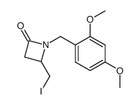 1-(2,4-dimethoxy-benzyl)-4-(iodomethyl)-2-azetidinone Structure