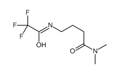 N,N-dimethyl-4-[(2,2,2-trifluoroacetyl)amino]butanamide Structure