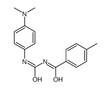 N-[[4-(dimethylamino)phenyl]carbamoyl]-4-methylbenzamide结构式