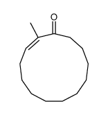 2-methylcyclotridec-2-en-1-one Structure