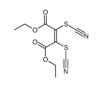 diethyl 2,3-dithiocyanatobut-2-enedioate Structure