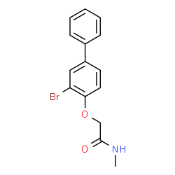 2-[(3-Bromo-4-biphenylyl)oxy]-N-methylacetamide picture