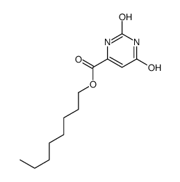 octyl 1,2,3,6-tetrahydro-2,6-dioxopyrimidine-4-carboxylate结构式