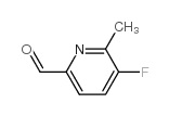 3-Fluoro-6-formyl-2-picoline Structure