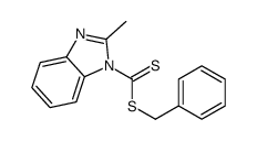 benzyl 2-methylbenzimidazole-1-carbodithioate Structure