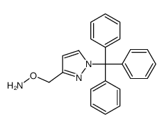O-[(1-tritylpyrazol-3-yl)methyl]hydroxylamine结构式
