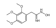 BENZENEETHANIMIDAMIDE, N-HYDROXY-2,3,4-TRIMETHYL- structure