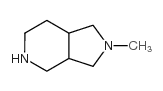 2-甲基八氢-1H-吡咯并[3,4-c]吡啶结构式