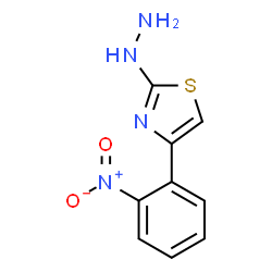 4-(2-NITROPHENYL)-2(3H)-THIAZOLONE HYDRAZONE结构式