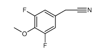 3,5-DIFLUORO-4-METHOXYPHENYLACETONITRILE结构式