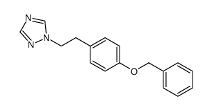 1-[2-(4-phenylmethoxyphenyl)ethyl]-1,2,4-triazole Structure